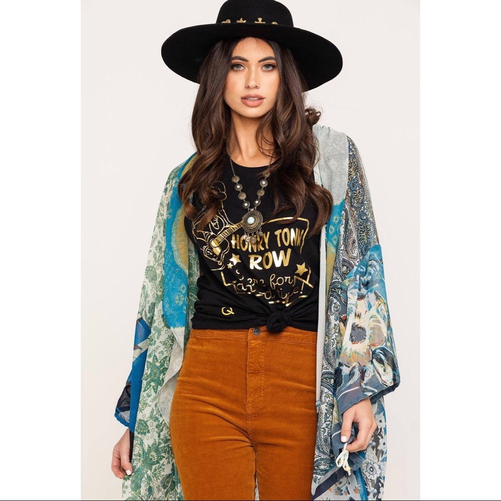 Free People Kimono NWT One Size - Picture 5 of 8